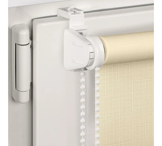 Рулонная штора PRAKTO SHANTUNG 65x165 см, песочная 9403217505
