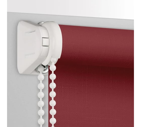Рулонная штора PRAKTO SHANTUNG 65x165 см, бордо 9403218668