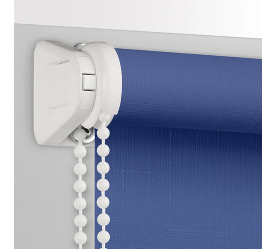 Рулонная штора PRAKTO SHANTUNG 140x175 см, синяя 9403219559
