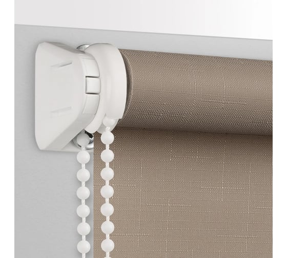 Рулонная штора PRAKTO SHANTUNG 65x165 см, капучино 9403218648