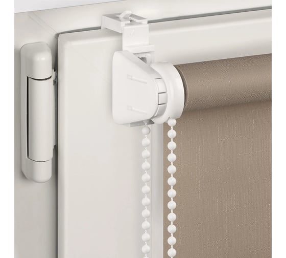 Рулонная штора PRAKTO SHANTUNG 65x165 см, капучино 9403218648