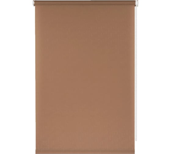 Рулонная штора PRAKTO SHANTUNG 60x165 см, какао 8317663 1
