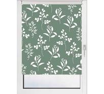 Рулонная штора PRAKTO PRINT Луговые травы 75х160 см, зеленая 9403217789