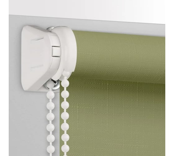 Рулонная штора PRAKTO SHANTUNG 65x165 см, оливковая 9403218682