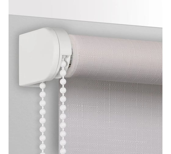 Рулонная штора PRAKTO SHANTUNG 65x165 см, белая 9403218004