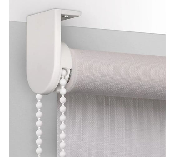 Рулонная штора PRAKTO SHANTUNG 65x165 см, белая 9403218004
