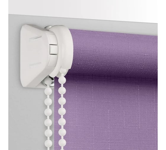 Рулонная штора PRAKTO SHANTUNG 65x165 см, сиреневая 9403218713