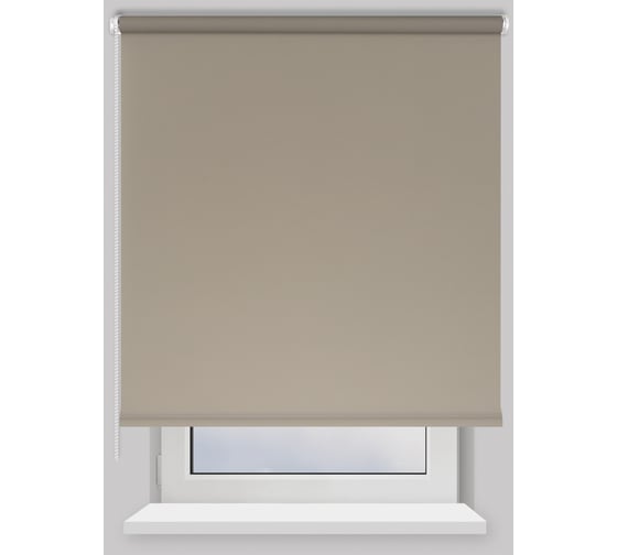 Рулонная штора PRAKTO GLASGOW 180x175 см, какао 9403219433