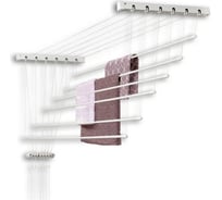 Потолочная сушилка для белья Comfort Alumin Group стальная 1,5 м белая 6 прутьев 004654