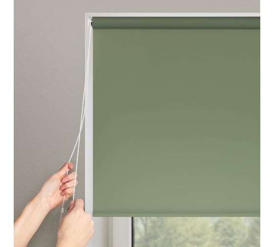 Рулонная штора PRAKTO GLASGOW 120x160 см, оливковый 9403219466