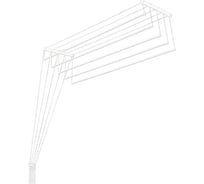 Потолочная сушилка для белья Comfort Alumin Group euro premium алюминиевая 1,8 м белая в транспортировочной упаковке 004432