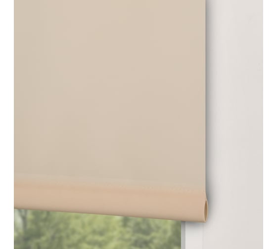 Рулонная штора PRAKTO GLASGOW 140x175 см, экрю 9403219438