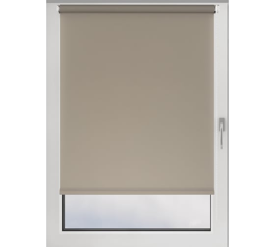 Рулонная штора PRAKTO GLASGOW 95x160 см, какао 9403219286