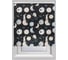 Рулонная штора PRAKTO BLACKOUT PRINT 110x160 см, Лунный заяц, черный 9403218168 1