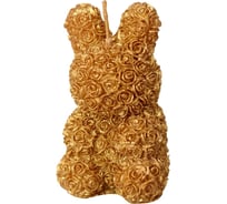 Декоративная свеча МУЛЬТИДОМ Зайка 5.5x5.5x9.5 см МС5-111