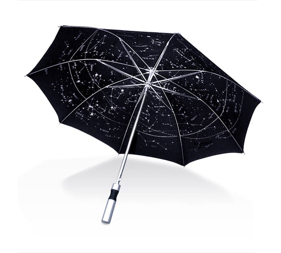 Зонт Levenhuk Star Sky U10 черный 49236