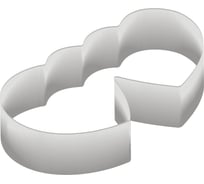 Кулинарная форма МУЛЬТИДОМ Союз сердец 9x5 см, высота 2 см DA8-222
