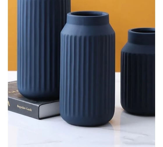 Ваза Homium синий vaseK02blue