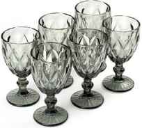 Набор бокалов Homium 6 шт., серый setglass6