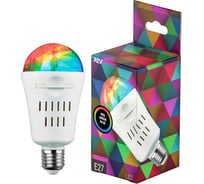 Светодиодная проекционная лампа REV DISCO RGB 4W со сменными паттернами 32453 9