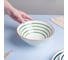 Набор тарелок Homium Kitchen Collection, глубокая, белый, D20 см, полосы, 2 шт. set2Bowl02Blue 2