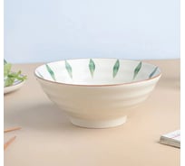 Набор тарелок Homium Kitchen Collection, глубокая, белый, D20 см, капли, 2 шт. set2Bowl01Blue