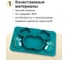 Силиконовая детская секционная тарелка Homium Animals, зеленый, дракончик silplate02green 4