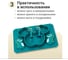 Силиконовая детская секционная тарелка Homium Animals, зеленый, дракончик silplate02green 6