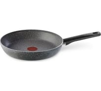 Сковорода TEFAL Natural Cook 04211926 круглая 2 6см несъемная ручка с крышкой серый 9100046101 1685532