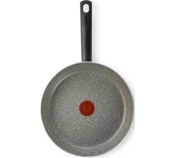 Сковорода TEFAL Natural Cook 04211926 круглая 2 6см несъемная ручка с крышкой серый 9100046101 1685532