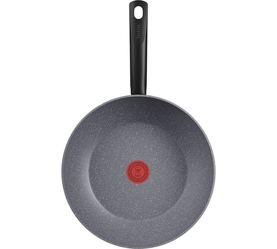 Сковорода-ВОК TEFAL WOK Natural Cook 04211628 круглая 28 см несъемная ручка без крышки серый 910004 1682519
