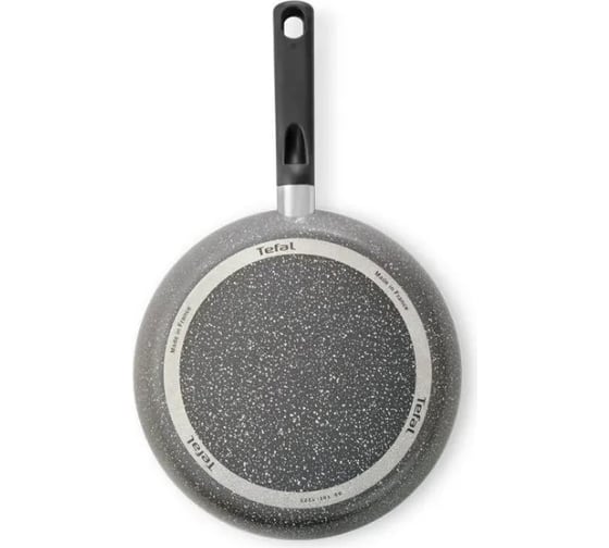 Сковорода TEFAL Natural Cook 04211928 круглая 28 см несъемная ручка с крышкой серый 9100046102 1688944