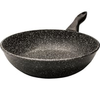 Сковорода STARWIND Chef SW-CH3024 круглая 24 см покрытие Quantum2 несъемная ручка, без крышки черный 1774718
