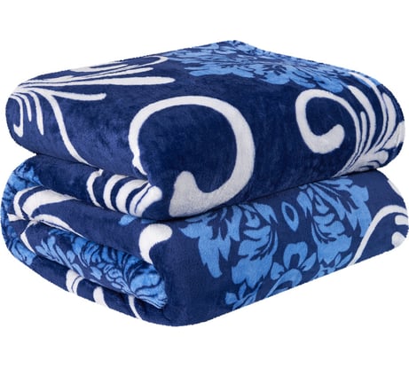 Покрывало-плед Guten Morgen рис.SF-19, Бридж, 200x220 см, велсофт ПФБр-200-220