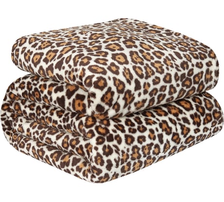 Покрывало-плед Guten Morgen Тигр, 150x200 см, велсофт ПФн-Тигр-150-200