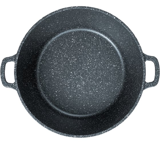 Кастрюля Горница 8 л, 300/150 гранит, литые ручки, с крышкой СП5257