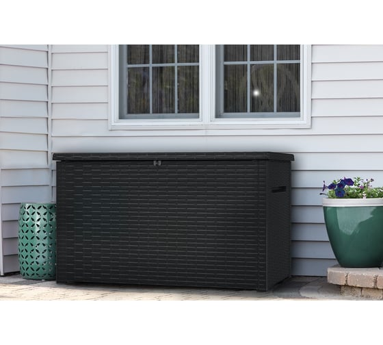 Сундук Keter JAVA BOX 850 L (rattan) графит 236041