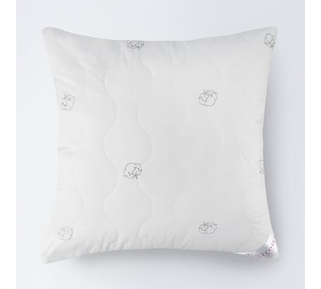 Подушка Ecotex Коттон Хлопок хлопковое волокно, 70x70 ПК77 4650074951904