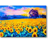 Картина Picsis Подсолнухи в стиле импрессионизм 660x430x40 680-10399352
