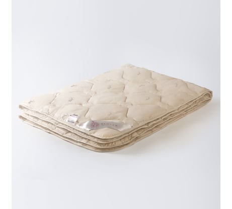 Стеганое одеяло Ecotex Золотое руно всесезонное, овечья шерсть, 1.5 спальное, 140x205 ОЗР1 4607132571567
