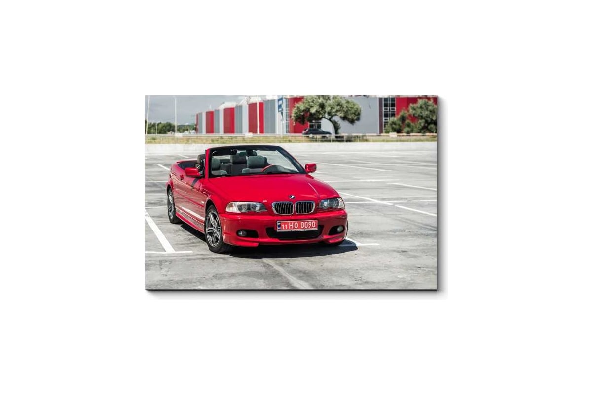 Картина Picsis BMW 3 серии кабриолет 660x430x40 мм 5380-10755983 - выгодная  цена, отзывы, характеристики, фото - купить в Москве и РФ