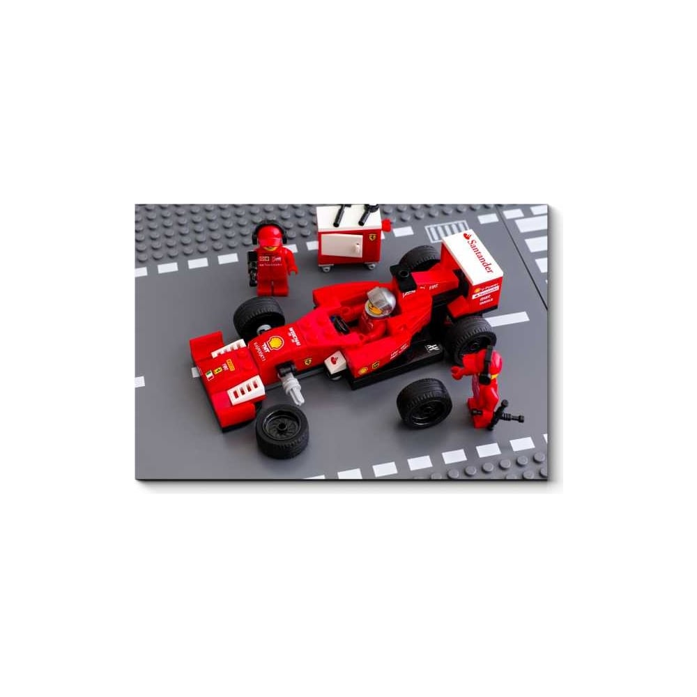 Картина picsis lego команда ferrari f14 t гоночный автомобиль 660x430x40 мм 5428-10154688