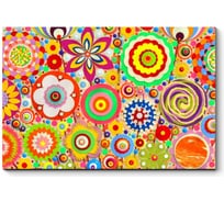 Картина Picsis Взрыв цветочной экспрессии 660x430x40 мм 6069-13112056
