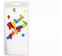 Одноразовая скатерть Дон Баллон белый, 120x180 см, 1 шт. 10431