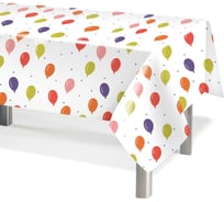 Одноразовая скатерть Дон Баллон шарики, разноцветный, 120x180 см, 1 шт. 6231782