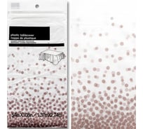 Одноразовая скатерть Дон Баллон конфетти, белый/розовое золото, 137x274 см, 1 шт. 6012133