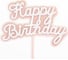 Топпер Волна веселья Happy Birthday, розовый, 14x15 см, 1 шт 615140 1