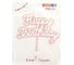 Топпер Волна веселья Happy Birthday, розовый, 14x15 см, 1 шт 615140 2