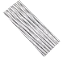 Трубочки для коктейлей Волна веселья Зигзаги, белый/серебро, металлик, 12 шт. 6231303