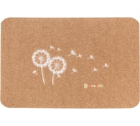 Влаговпитывающий коврик ComeForte «ВЕЛЮР» Одуванчик 40x60см Бежевый TCLR/W-1003
